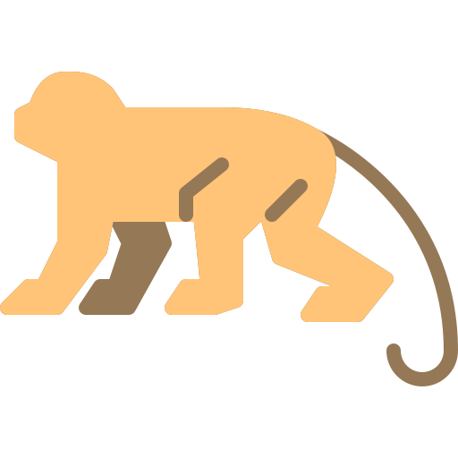 Monkey Berkahicon Flat icon