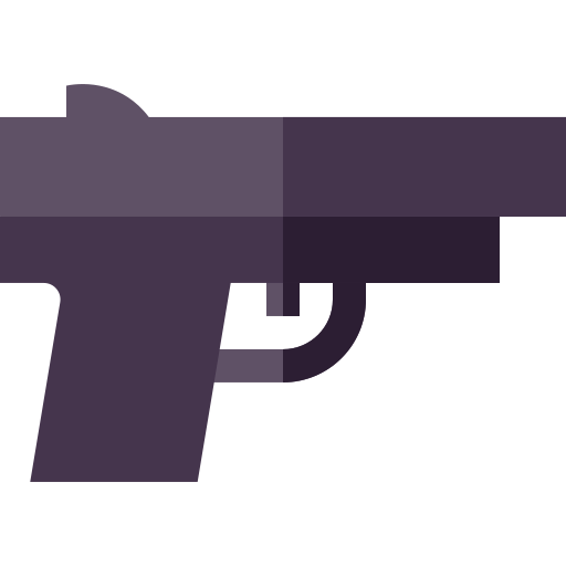 銃 Basic Straight Flat icon