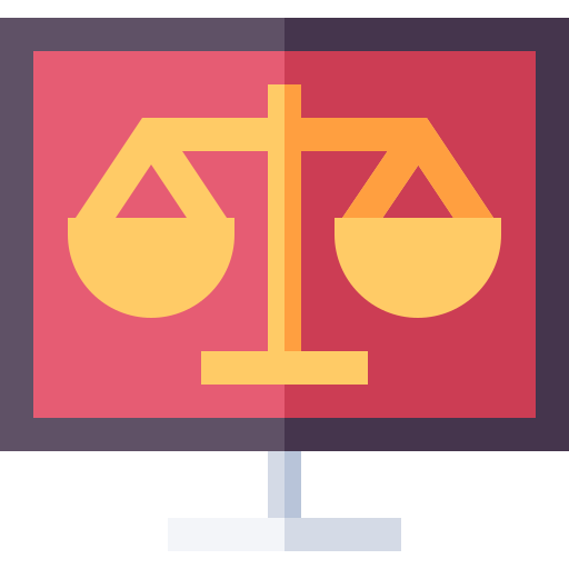 正義 Basic Straight Flat icon