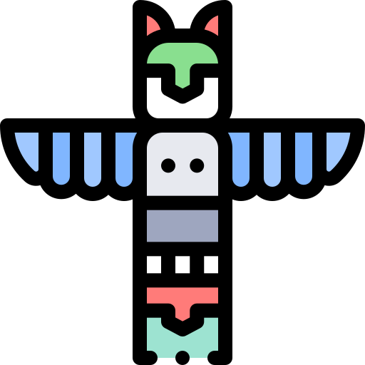 totem Detailed Rounded Lineal color icon
