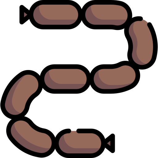 Sausage Special Lineal color icon
