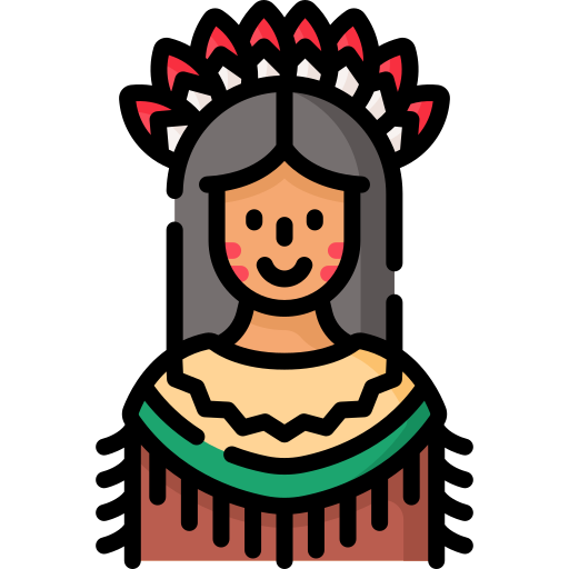 nativo americano Special Lineal color icona
