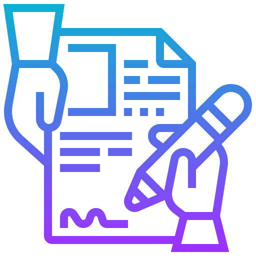 inscrição Meticulous Gradient Ícone