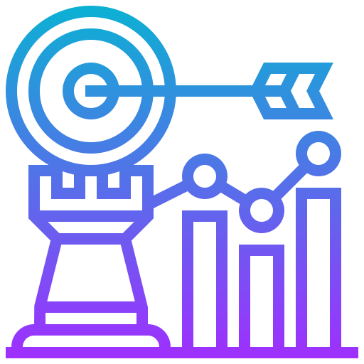 strategia di mercato Meticulous Gradient icona