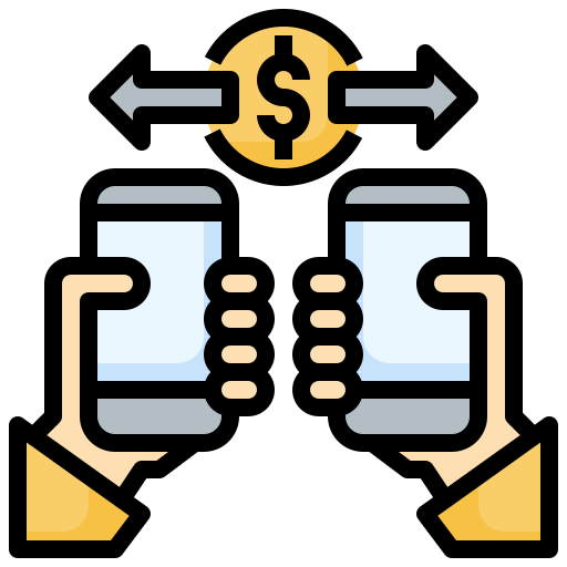 transferencia de dinero Surang Lineal Color icono