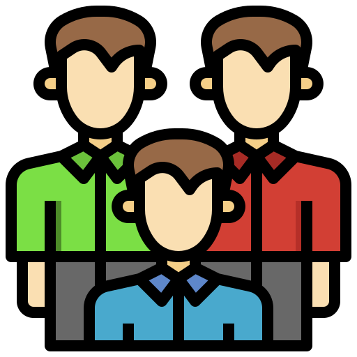 Employee Surang Lineal Color icon