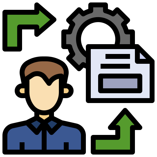 Human resources Surang Lineal Color icon