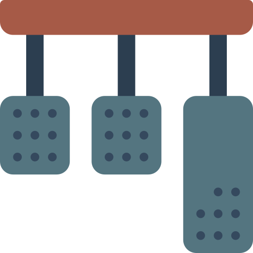 Pedals Basic Miscellany Flat icon