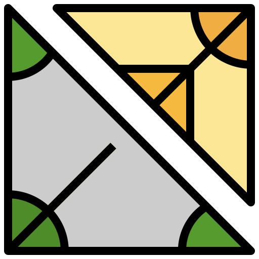 Треугольник Surang Lineal Color иконка
