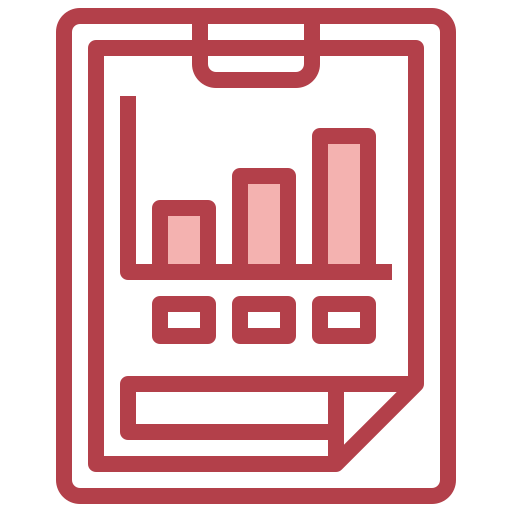 Analytics Surang Red icon