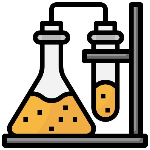química Surang Lineal Color icono