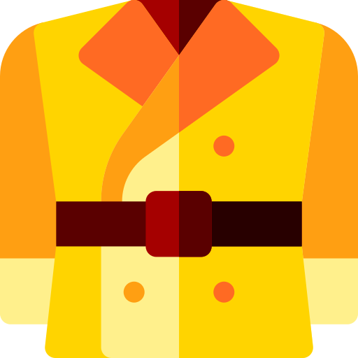 Coat Basic Rounded Flat icon