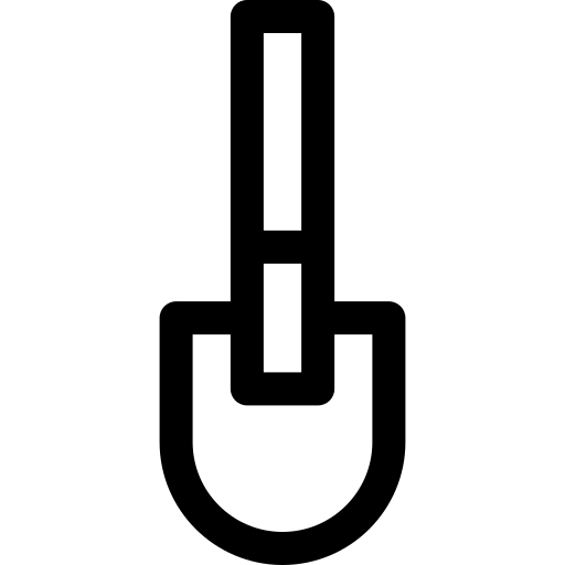 pala Basic Rounded Lineal icona