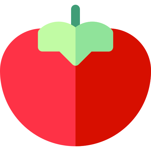 tomate Basic Rounded Flat Icône