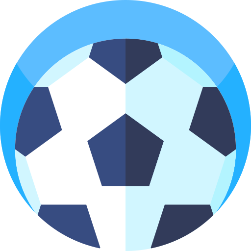 balón de fútbol Geometric Flat Circular Flat icono