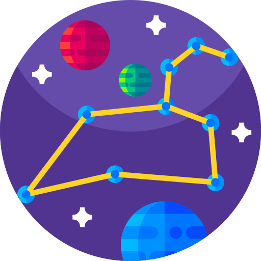 astrología Geometric Flat Circular Flat icono