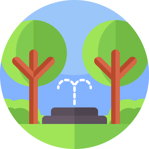 公園 Geometric Flat Circular Flat icon