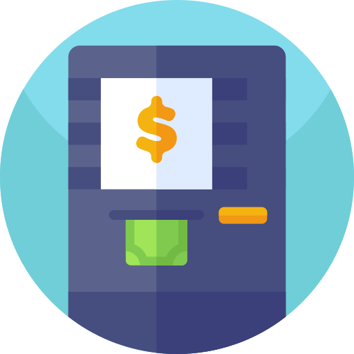 geldautomat Geometric Flat Circular Flat icon