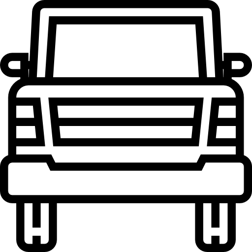 Pick up truck Meticulous Line icon