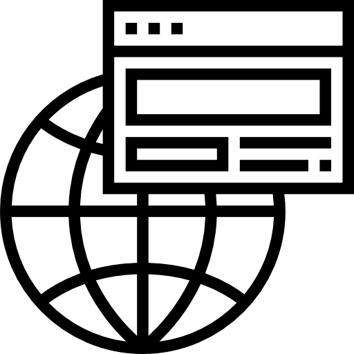 wereldwijd Meticulous Line icoon