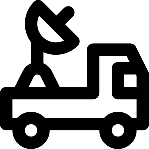 트럭 Basic Black Outline icon