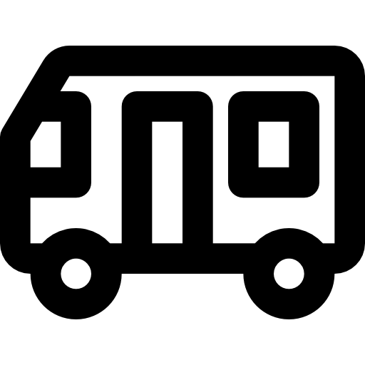 autobus Basic Black Outline icona