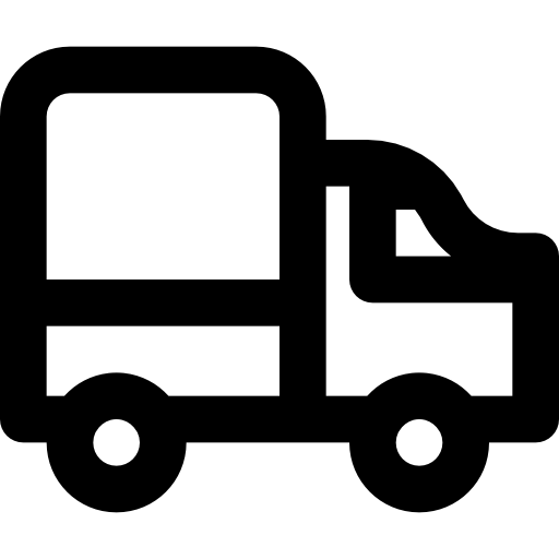 caminhão Basic Black Outline Ícone