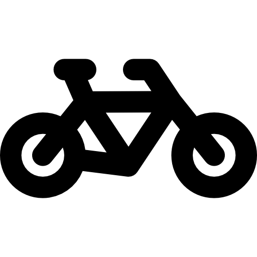 bicicleta Basic Black Outline Ícone