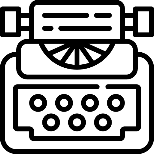 máquina de escrever Special Lineal Ícone