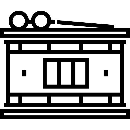 tambor Detailed Straight Lineal icono
