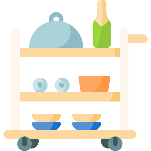 Food trolley Special Flat icon