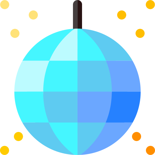 Disco Basic Rounded Flat icon
