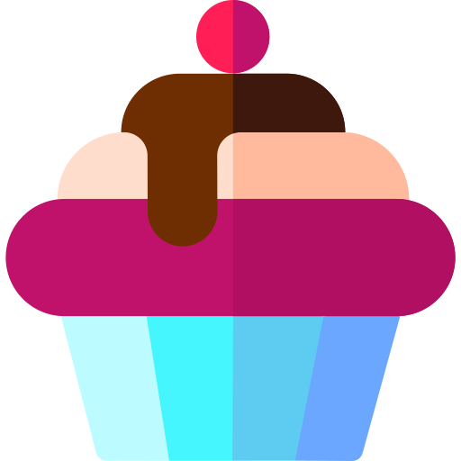 cupcake Basic Rounded Flat icon