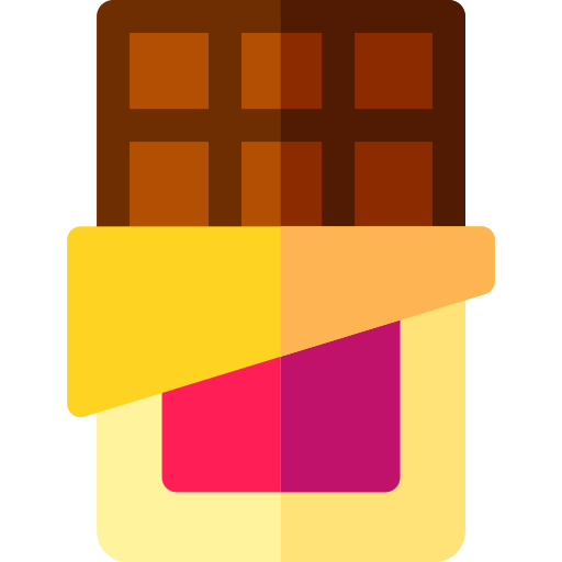 chocolade Basic Rounded Flat icoon