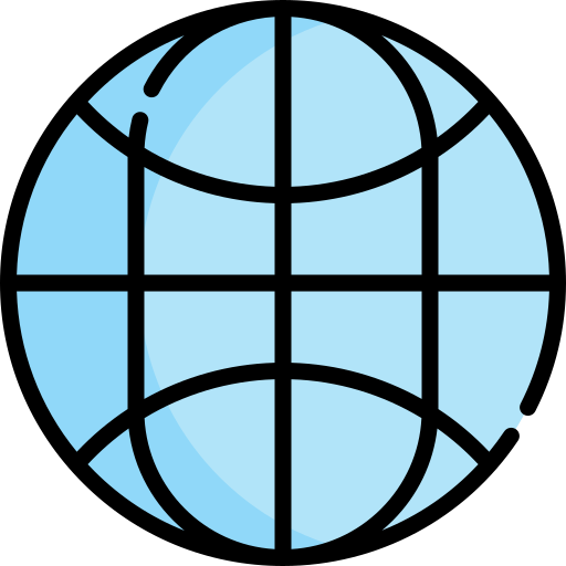 griglia del globo Special Lineal color icona