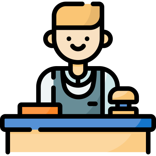 Receptionist Special Lineal color icon