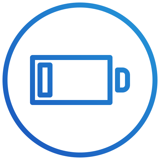 Battery Toempong Gradient icon