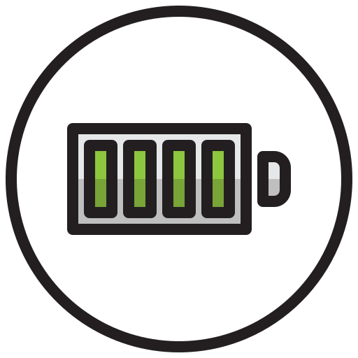 bateria Toempong Lineal color ikona