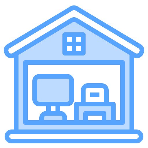 Home office Catkuro Blue icon