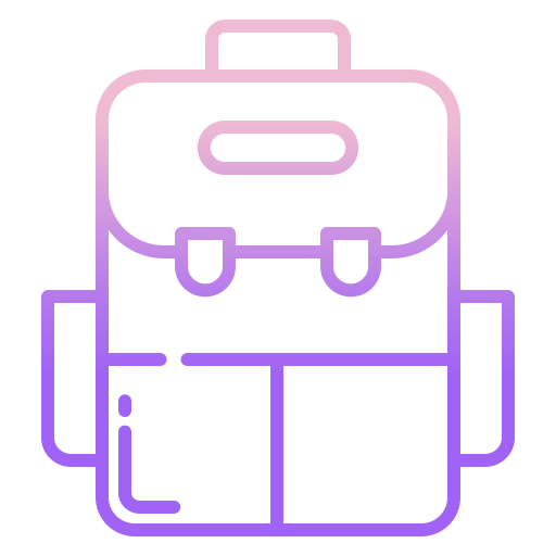 Backpack Icongeek26 Outline Gradient icon