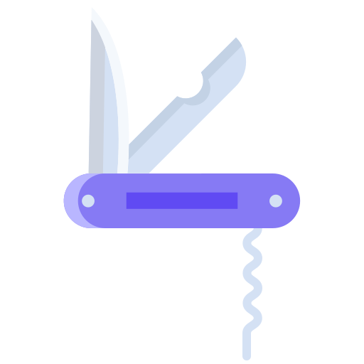 szwajcarski nóż Icongeek26 Flat ikona