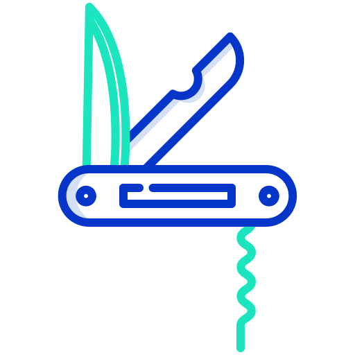 Swiss knife Icongeek26 Outline Colour icon