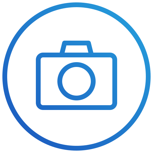 Camera Toempong Gradient icon
