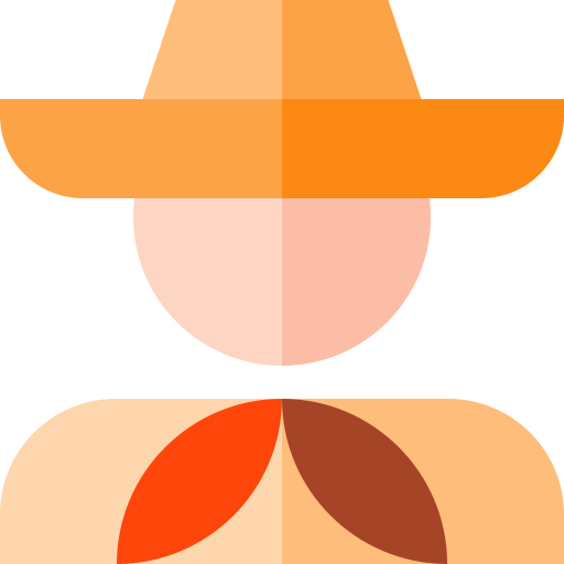 farmer Basic Straight Flat icon