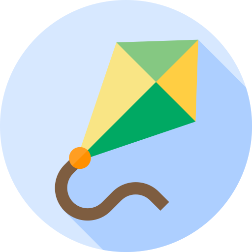 凧 Flat Circular Flat icon