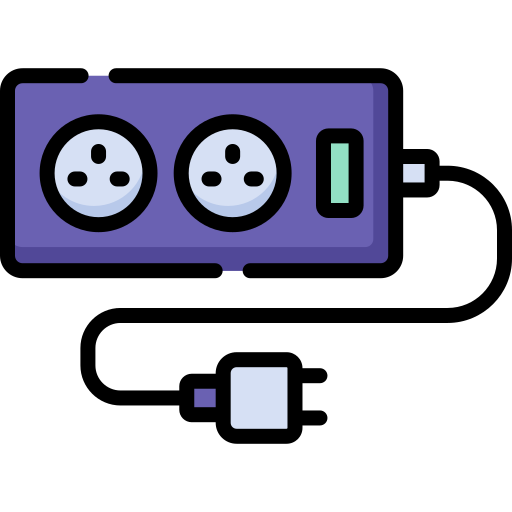 Power socket Special Lineal color icon