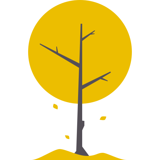albero Cartoon Flat icona