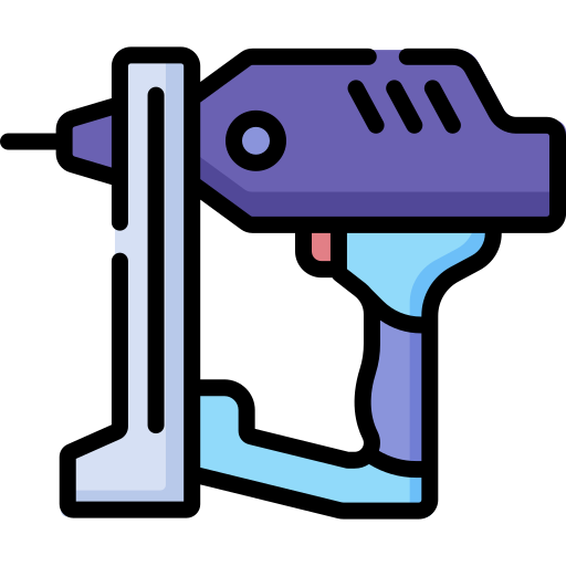 Nail gun Special Lineal color icon