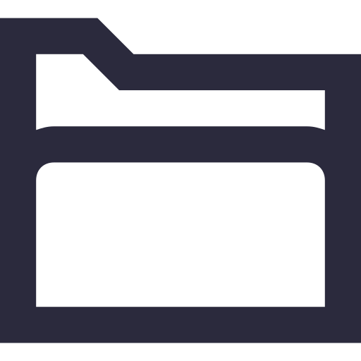 folder plików Generic Basic Outline ikona