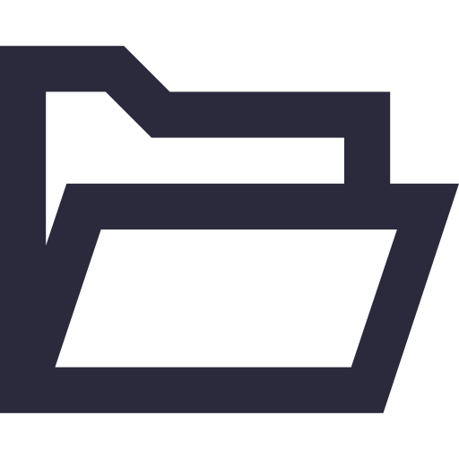 carpeta de archivos Generic Basic Outline icono